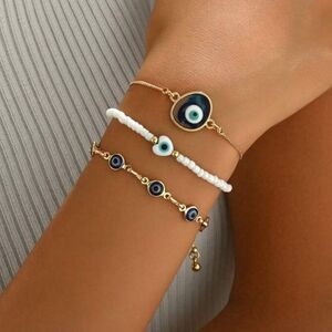Evil Eye Bracelet Set S1275